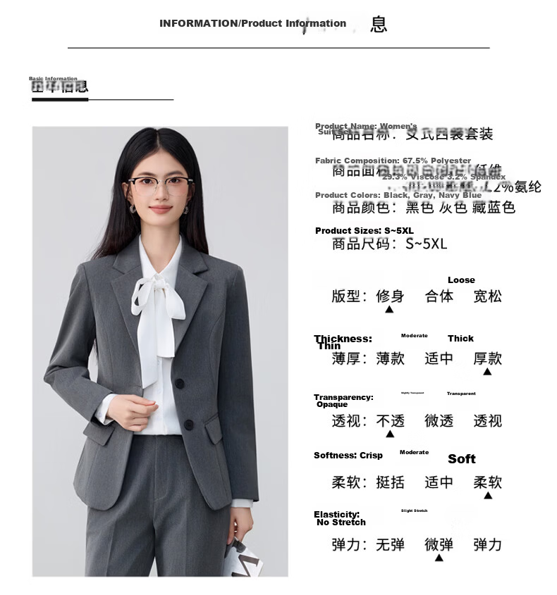 Chaoxu White Long Sleeve Bow Tie Shirt Women's Professional Slim Fit Elegant Casual Blouse 10