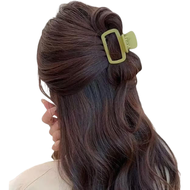 GECOMO Hair Claw Clip for Women, New Style Back of Head Bun Clip, Half-Up Hair Clip, Shark Clip Hair Accessory