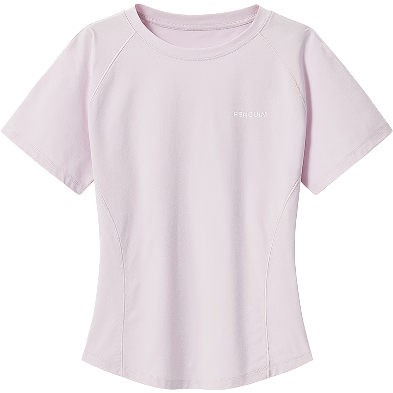 Penguin [Han Yutong Edition] Camel Collaboration Slim Fit Waist T-Shirt Cooling Sun Protection Quick-Dry Slimming Short Sleeve N038
