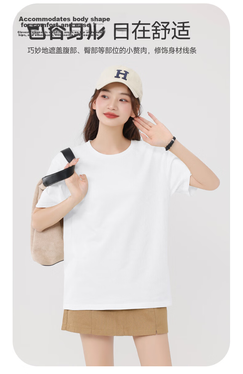 Warrior Women's 2026 Summer New Cotton Short Sleeve T-Shirt Loose Fit Slim Outdoor Breathable Printed Top 8