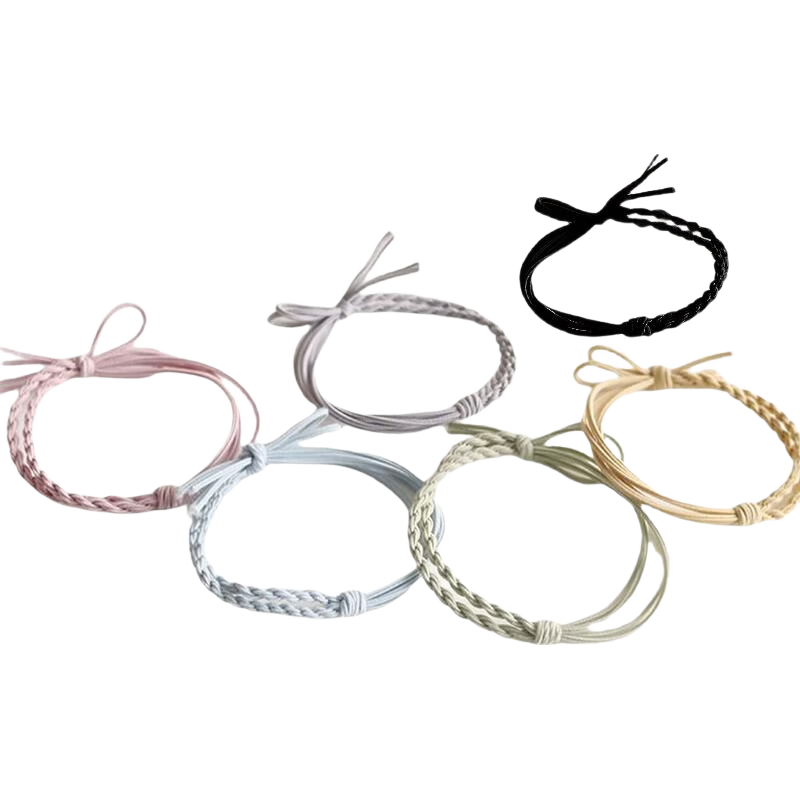Kousu Hair Ties Elastic Hair Bands for Women High-Quality Rubber Bands [10 Pieces] High Elasticity Hair Ropes Hair Accessories