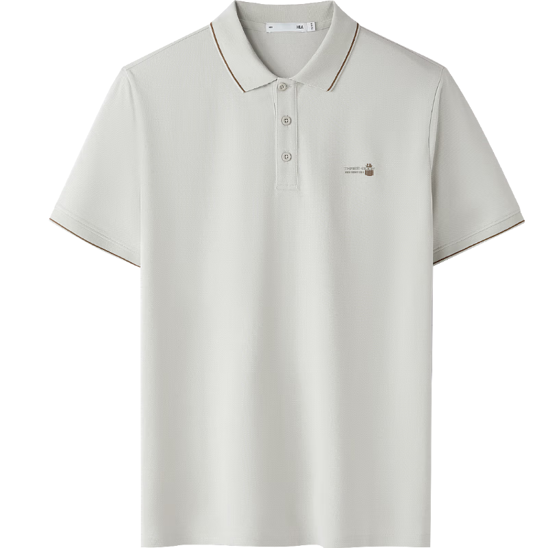HLAHLA Men's Short Sleeve Polo Shirt 26 Three-Body Collaboration Series Cooling Short Sleeve Summer Father's Day Gift