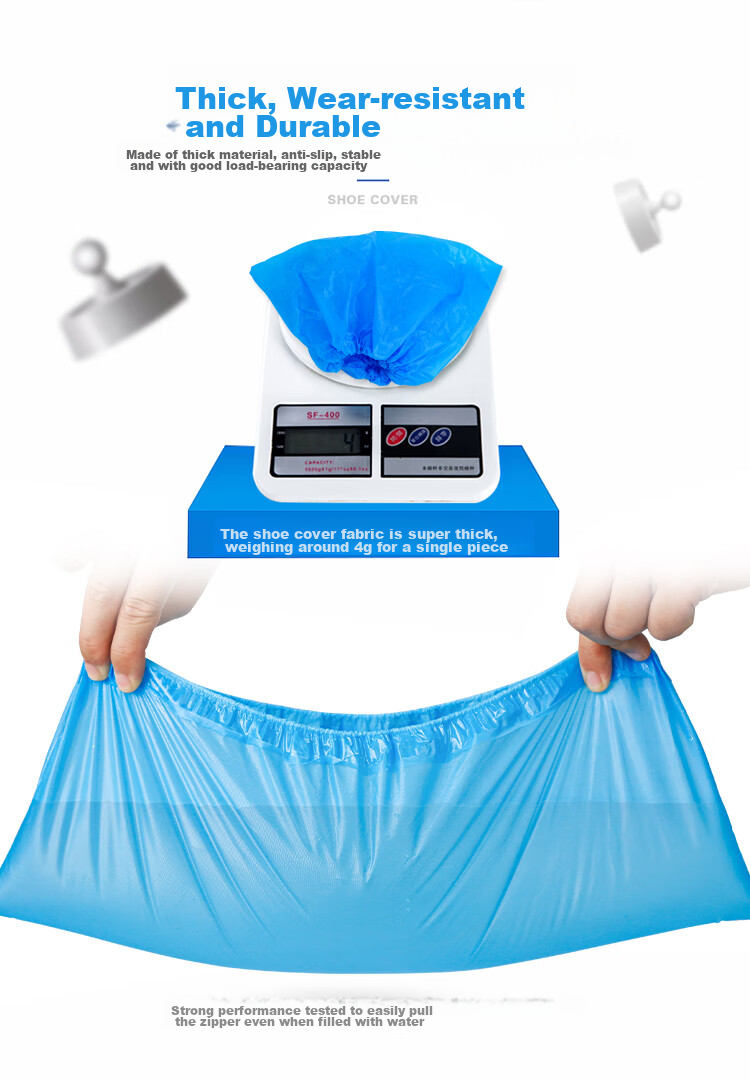 INTCO Disposable Nitrile Gloves, 100 Pieces, Large Size, Thickened, Durable, for Beauty, Kitchen, And Household Use 5