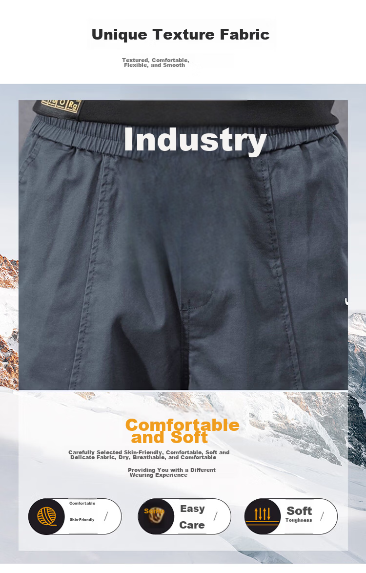JEEP Men's Summer Loose Fit Black Cargo Shorts 3XL 3