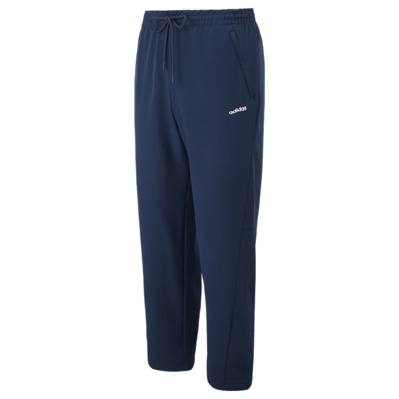 Adidas Men's Sports Woven Quick-Dry Breathable Casual Long Pants, College Navy Blue, XL