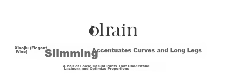 Olrain Women's Loose Lazy Straight-Leg Pants Summer Elastic Waist Casual Pleated Wide-Leg Pants Purple M 1