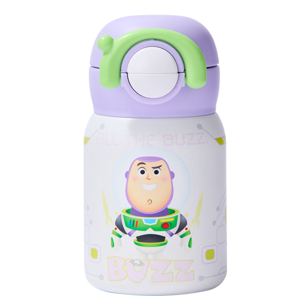Disney Kids Insulated Portable Water Bottle for Elementary School Students, Small Capacity Direct Drinking Cup for Boys