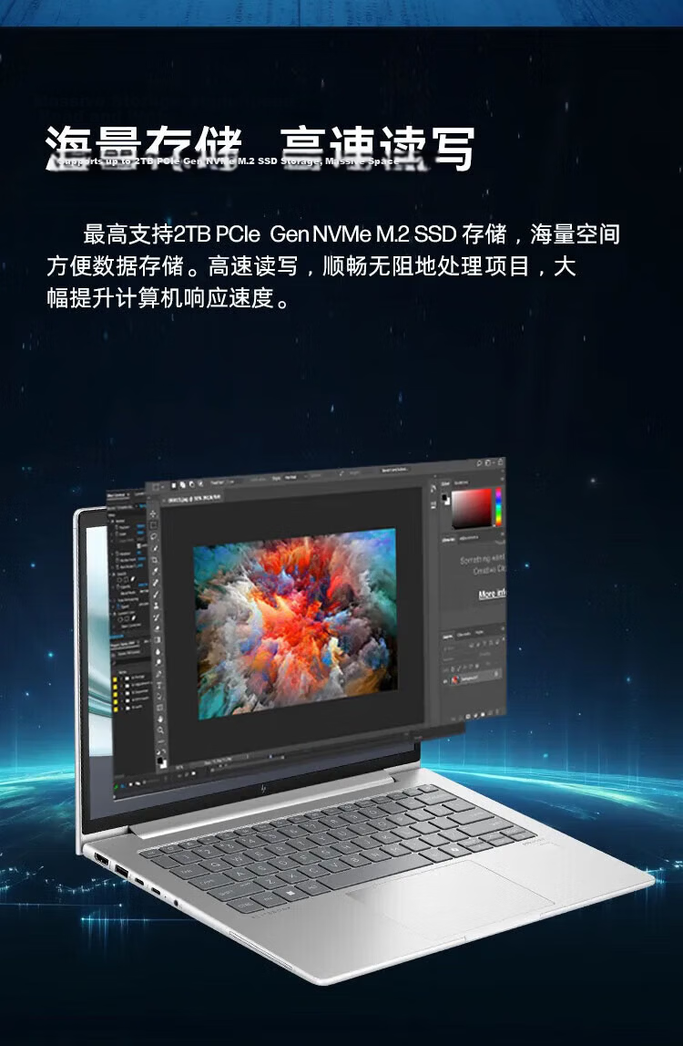 HP Elitebook 640 G11 14-inch AI High-End Lightweight Portable Business Laptop Ultra7-155U/16GB/512GB SSD/Integrated Graphics/Win11 2