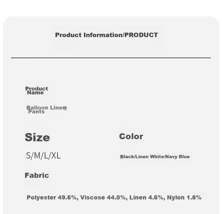 Free Style Linen Wide-Leg Pants for Women Summer Thin 2026 New High Waist Slim Loose Draped Ice Silk Casual Curved Balloon Pants 13