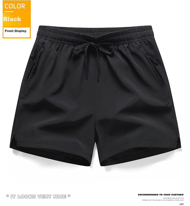 GLM Men's Summer Thin Outerwear Shorts Five-Point Quick-Dry Sports Casual Beach Shorts 13