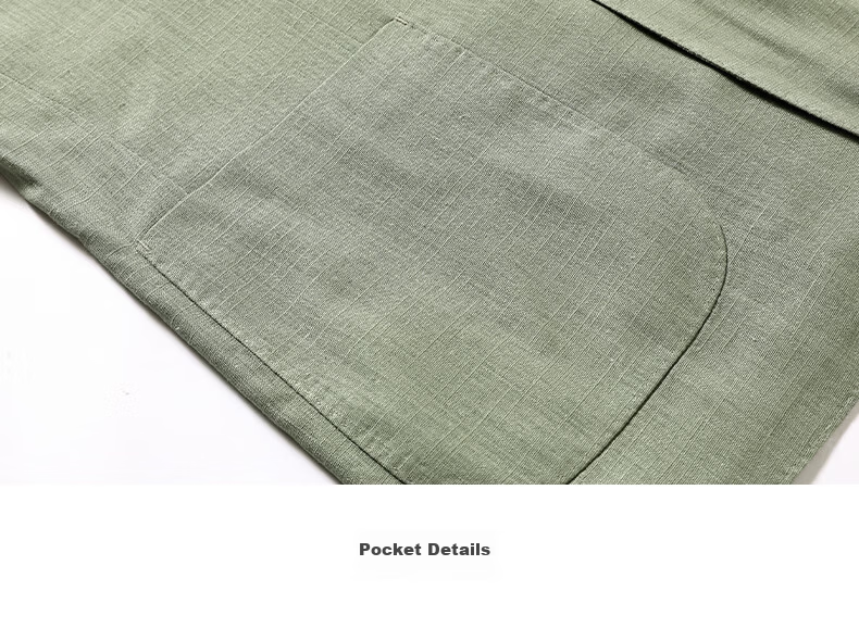 Shanshan [Natural Linen] Men's Spring Summer Thin Business Casual Blazer New Single Suit Jacket 25