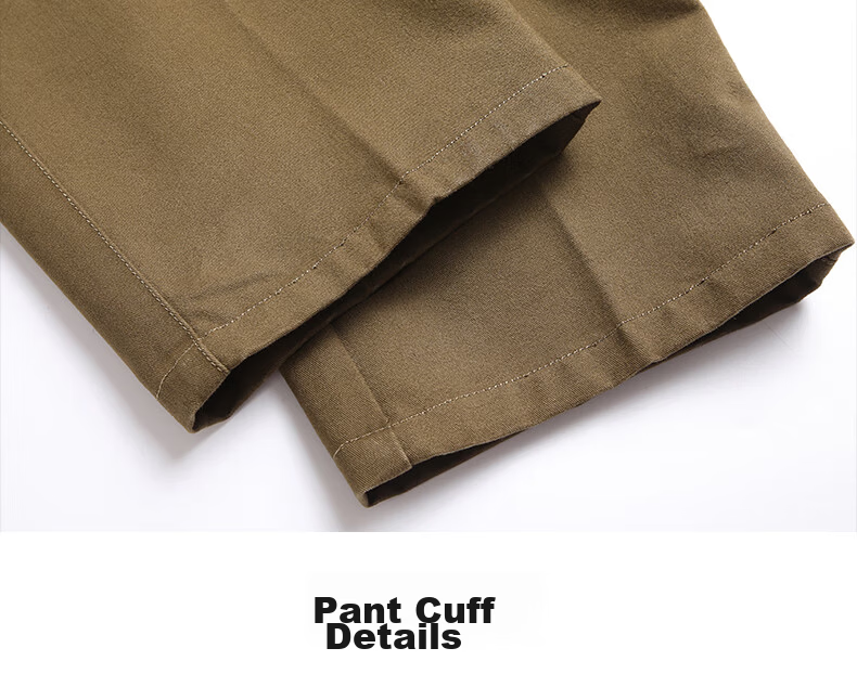 FIRS Long Staple Cotton Men's Spring Autumn New Business Loose Straight Casual Pants Dad Work Pants 22