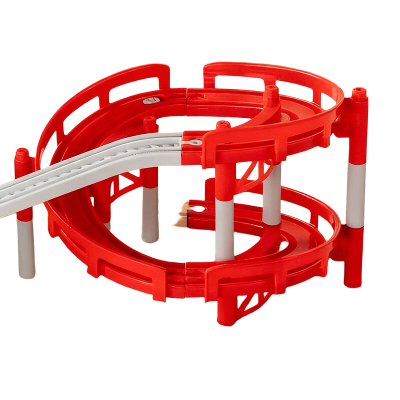 Hape Children's Wooden Track Toy Series Compatible with 3D Spiral Explorer Expansion Pack Birthday Gift E7548