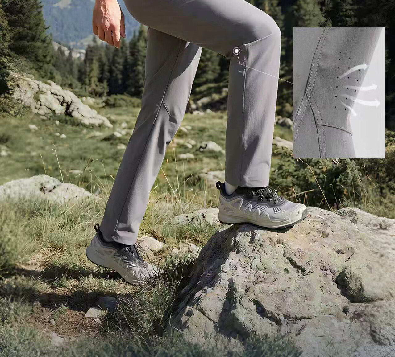 NORTHLAND Men's Quick-Dry CORDURA Outdoor Stretch Hiking Pants 10