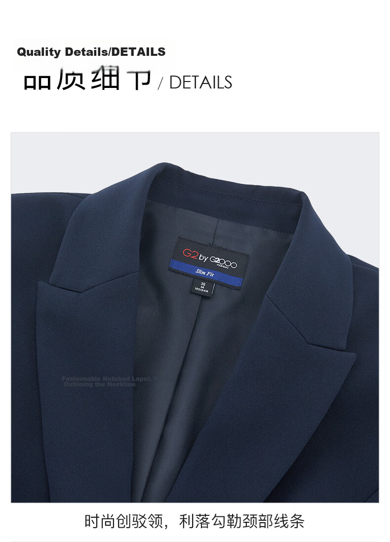 G2000 Women's 2026 Spring Summer Business Slim Fit Blazer Comfortable and Durable Mall Style 17