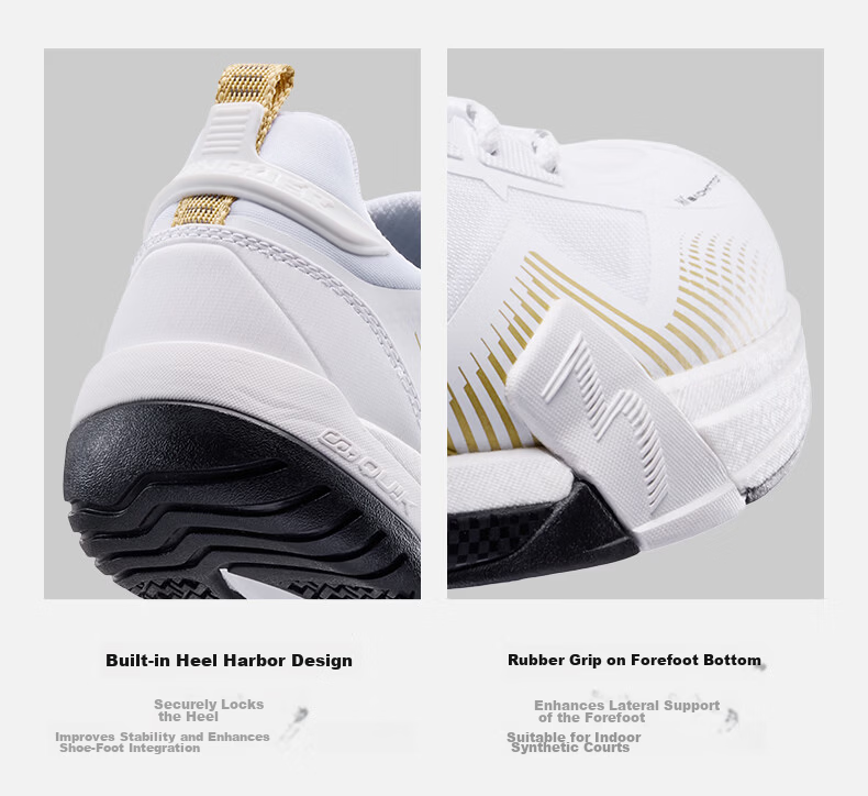 361° Men's Sports Badminton Shoes Winning PRO V2 Professional Shock Absorption Non-Slip Wear-Resistant Training Shoes 672624401-1 22