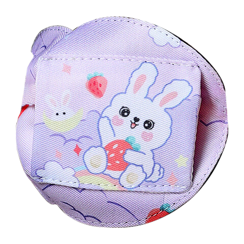 Moremerry Children's Eye Patch Monocular Vision Strabismus Corrector Trainer Amblyopia Light Blocking Eye Cover Strawberry Rabbit