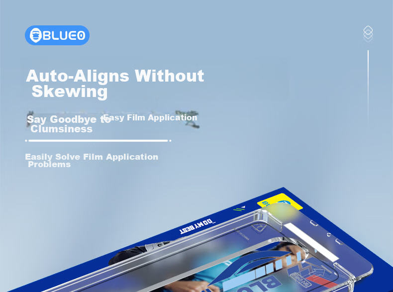 BLUEO Original Clear+ New Space Capsule Huawei Pura90 Screen Protector Pura90 Tempered Glass Anti-Static Shockproof Dust-Free Phone Film 4