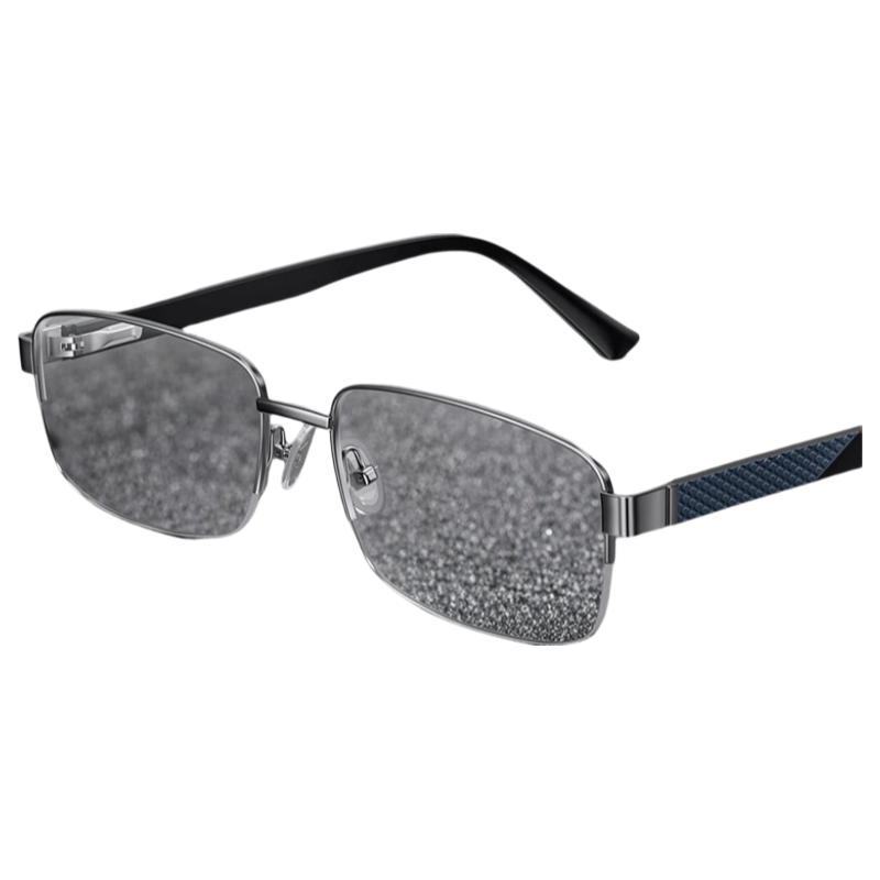 WESEE Reading Glasses for Men, Bifocal German Imported Presbyopic Glasses with Auto-Focus, High-Definition Anti-Blue Light for Back to School