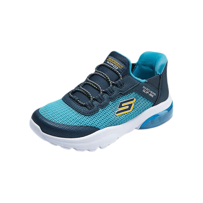 Skechers Kids' Slip-On Sneakers, Fashionable Casual Shoes for Boys, Breathable Sports Shoes for Spring And Autumn, Model 403834L