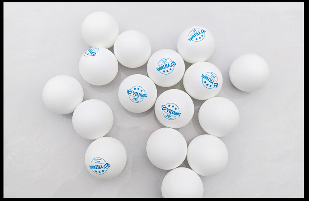 Youyou Samsung Table Tennis Balls (100 pcs) Ball Serving Machine Multi-Ball Training 40+ 3-Star Plastic Table Tennis Balls 6