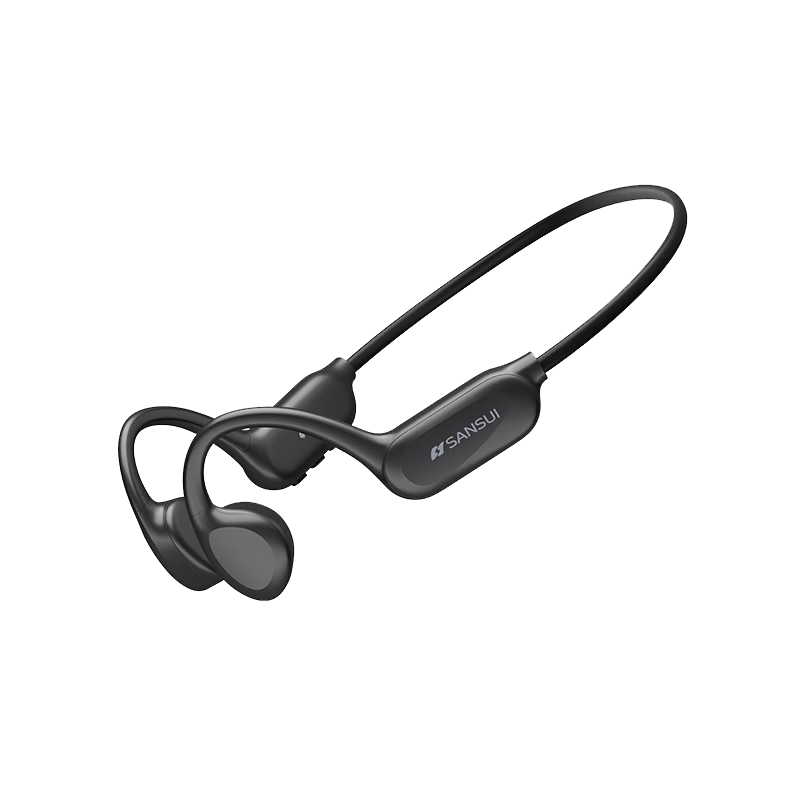 SANSUI W156 Pro Bone Conduction Bluetooth Earphones IPX8 Waterproof Wireless Sports Running Non-In-Ear Cycling with 32GB Memory