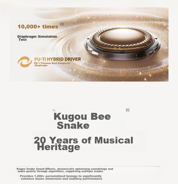 KUGOU KG680 6.0 Bluetooth Wireless Ear-Hanging Earphones Open Bone Conduction Comfortable Ear Clips Sports Running Long Battery Life 15