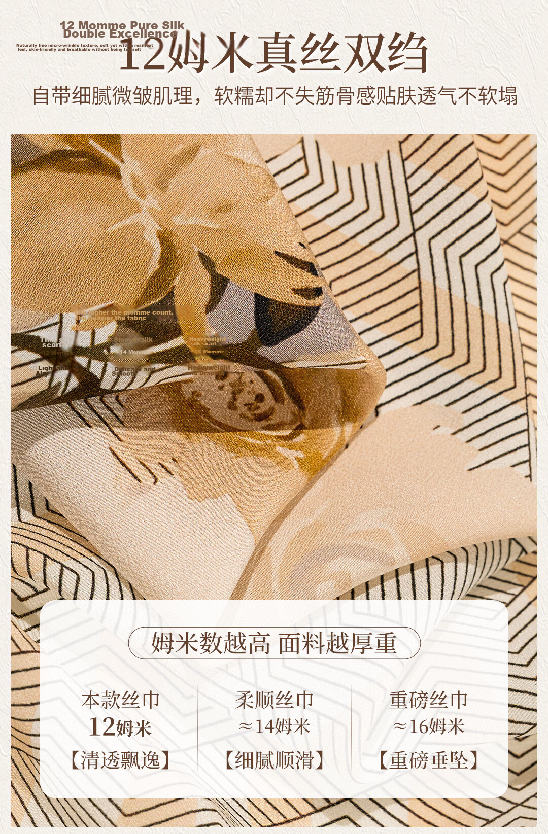 Shanghai Story 100% Mulberry Silk Double Crepe Square Scarf New Arrival Birthday Gift for Mom and Girlfriend Women's Shawl 4