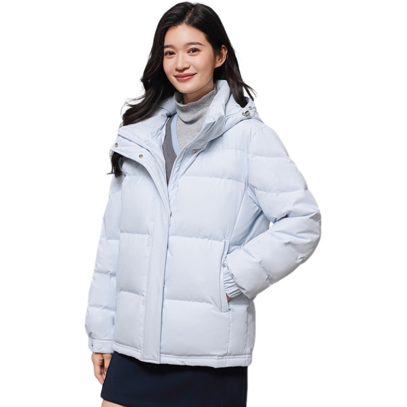 YAYA Women's Short Down Jacket 2025 Winter Thickened Warm Anti-Cold Loose Fit Outerwear