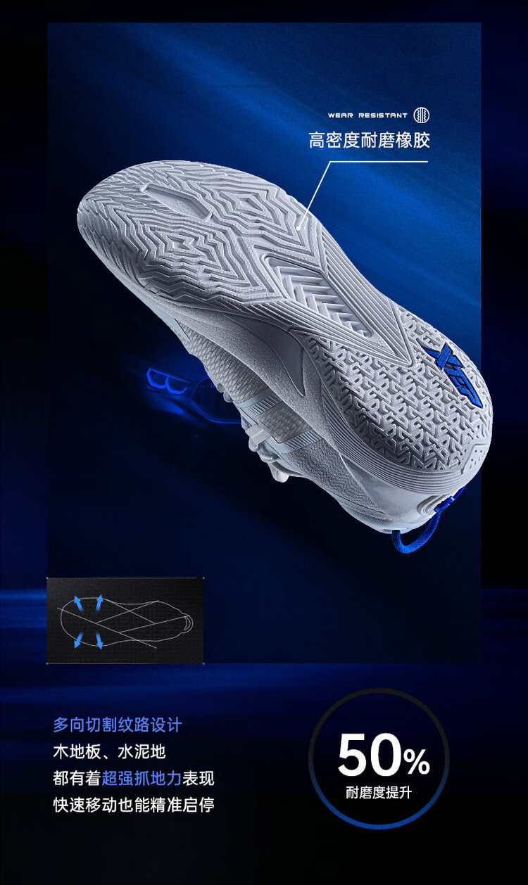 Xtep Yang Haozhe PE Lingji 3 Men's Basketball Shoes Breathable Stable Support Lightweight Durable Guard Shoes 19