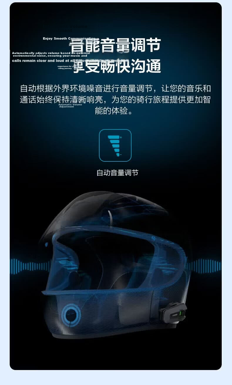 CARDO Helmet Bluetooth Headset EDGE + GOPRO HERO 13 Action Camera 10