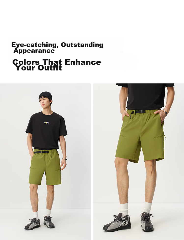 Semir Men's Casual Summer Quick-Dry Cooling Functional Shorts 2026 Reflective Print Stretch Pants 109326125103 4