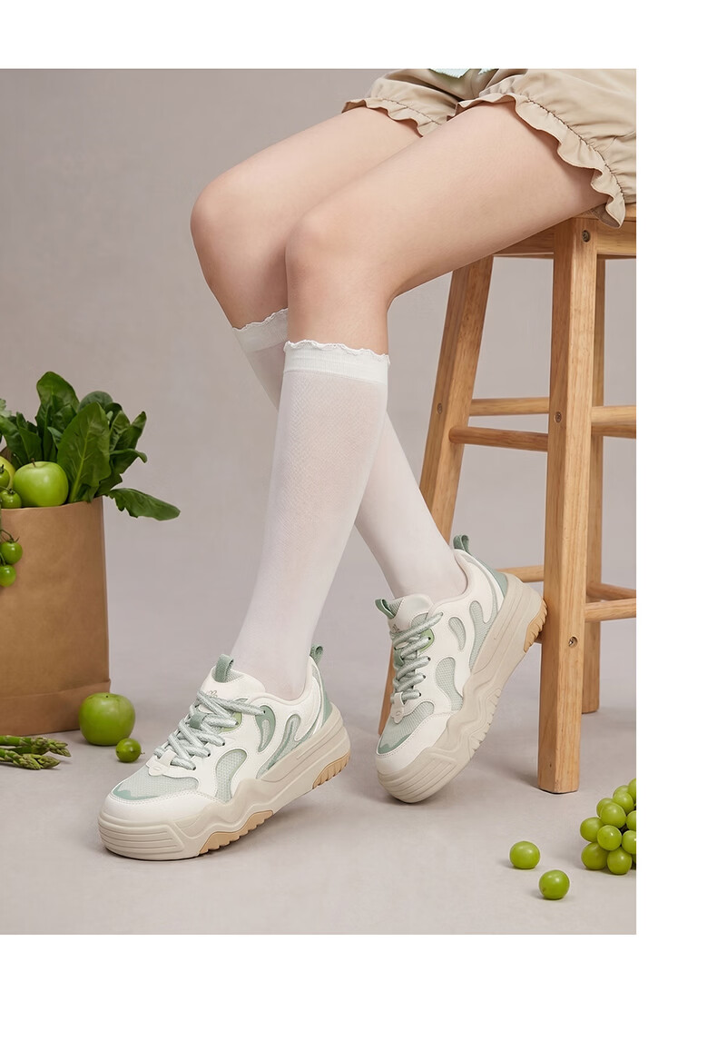 ERKE Women's Casual Sneakers Summer 2026 Breathable Versatile Sports Shoes | Youran 2 20