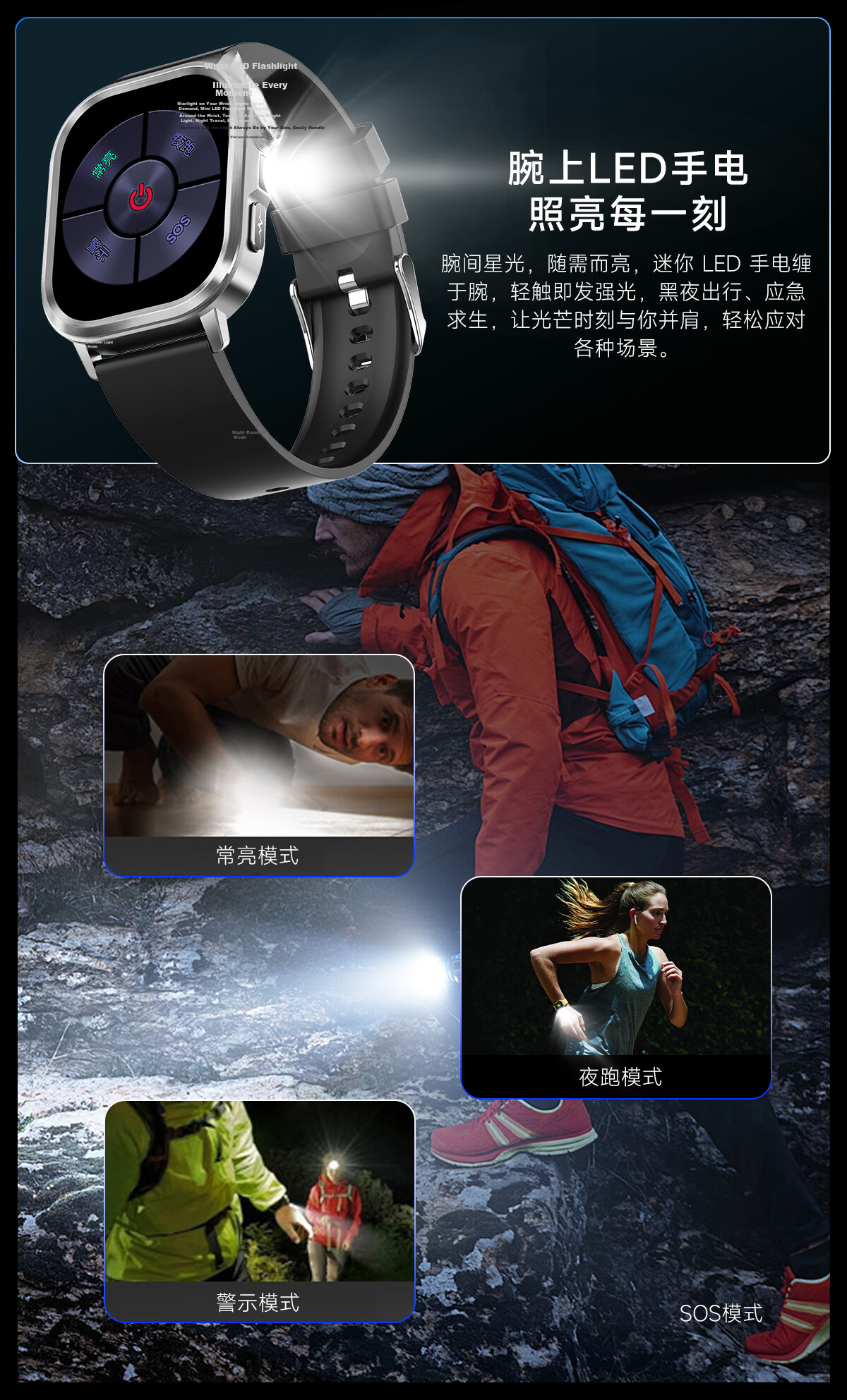 EG Smartwatch AI Multifunctional Heart Rate Health Sports HD Waterproof Watch Blood Oxygen Blood Pressure Body Fat Monitoring Bracelet 19