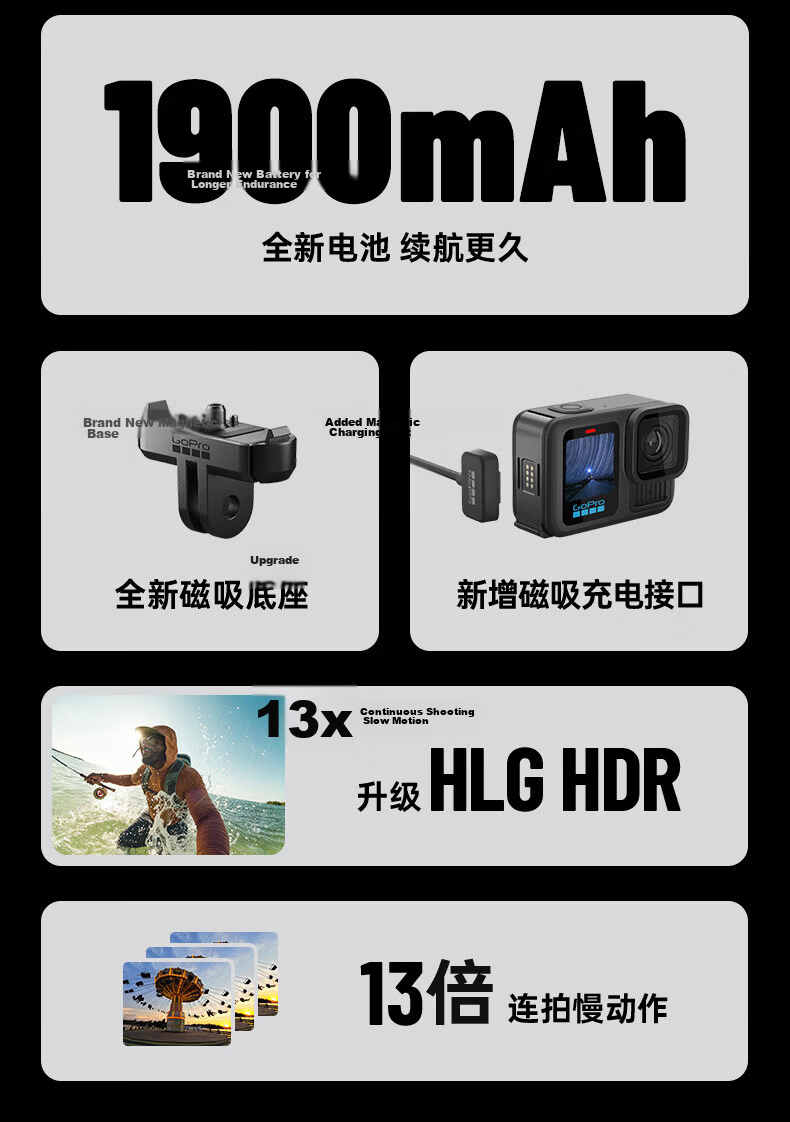 CARDO Helmet Bluetooth Headset EDGE + GOPRO HERO 13 Action Camera 19