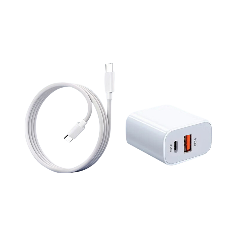 Baking Apple Charger Set PD20W Type-C Fast Charger Compatible with iPhone 17/16/15 Huawei P80 Xiaomi Android Phones iPad Adapter
