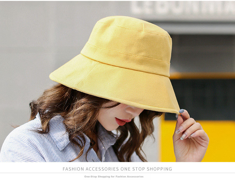 GLO-STORY Women's Sunshade Hat Thin Mesh Breathable Sun Protection Fisherman Hat Korean Style Casual Foldable UV Protection Bucket Hat 14