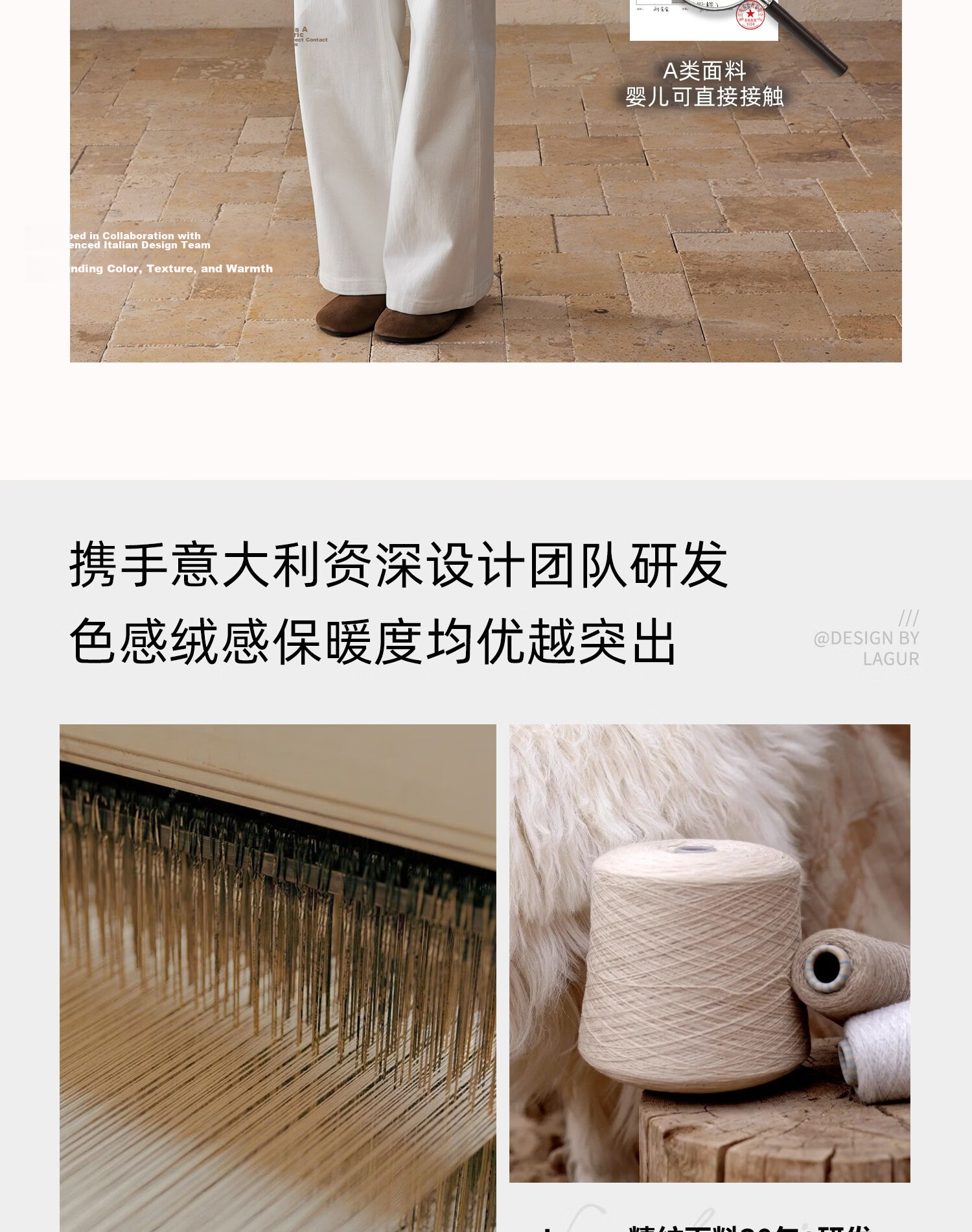 Lagur Minimalist Horse Fine Wool Blend Triangle Scarf Air Conditioning Room Shawl Versatile Women's Neck Warmer Minimalist Beige 6