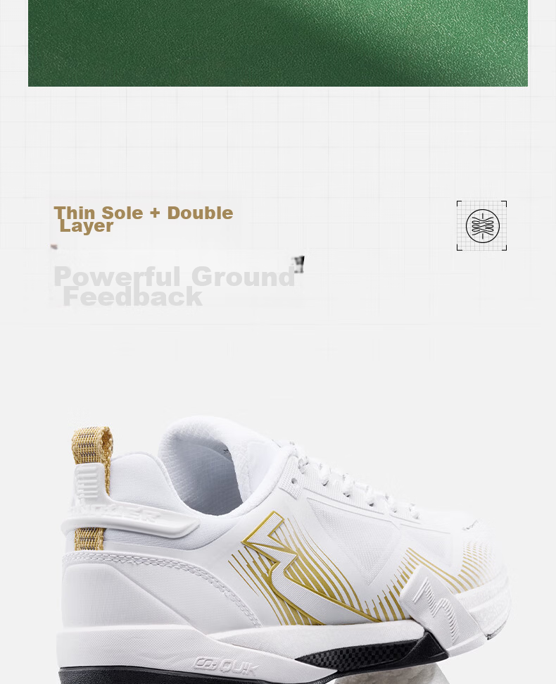 361° Men's Sports Badminton Shoes Winning PRO V2 Professional Shock Absorption Non-Slip Wear-Resistant Training Shoes 672624401-1 14