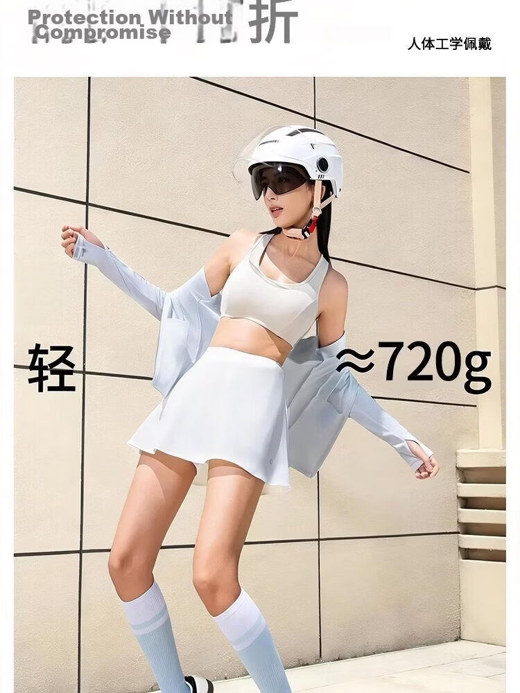 Lyevre Electric Bike Helmet Unisex Summer Safety Cap Electric Scooter Motorcycle Four-Season Universal Sunproof Rainproof Lightweight Half Helmet 3C Certified Apricot 9
