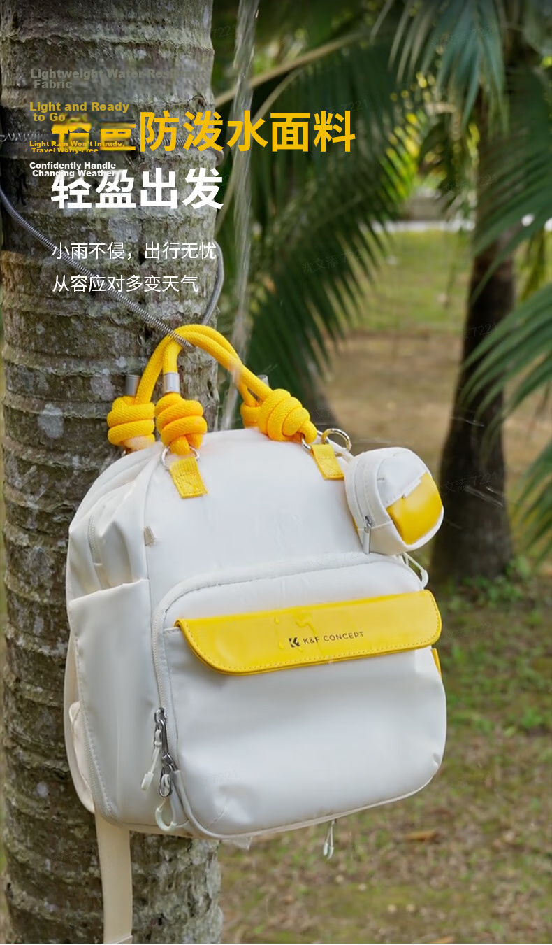 Zhuoer Vitality Series Candy Pack Camera Bag Photography Backpack for Girls Travel Suitable for Mirrorless DSLR Canon Sony Camera Backpack Storage One Body Two Lenses Portable Waterproof Backpack 18