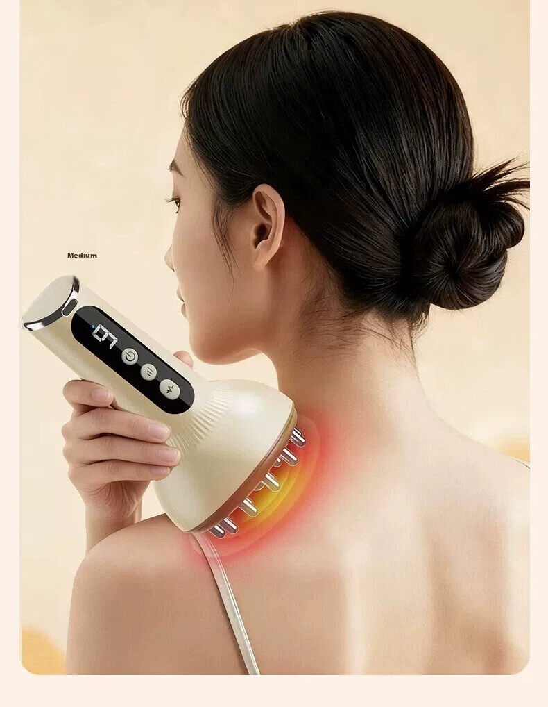 AUX Head Massager Meridian Therapy CF-G1 Meridian Comb Gift Box Electric Full Body Meridian Brush for Head Waist Shoulder Leg Neck Abdomen Massager Abdominal Kneading Device 520 Gift 12