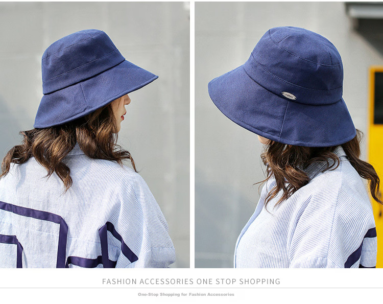 GLO-STORY Women's Sunshade Hat Thin Mesh Breathable Sun Protection Fisherman Hat Korean Style Casual Foldable UV Protection Bucket Hat 17