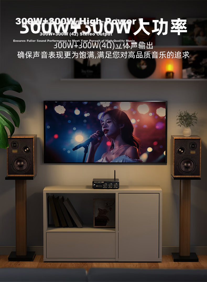 SUCA AUDIO Shengyouchuang 99E PRO High Power Bluetooth 5.2 Digital USB Lossless Playback Compact Home Amplifier 5