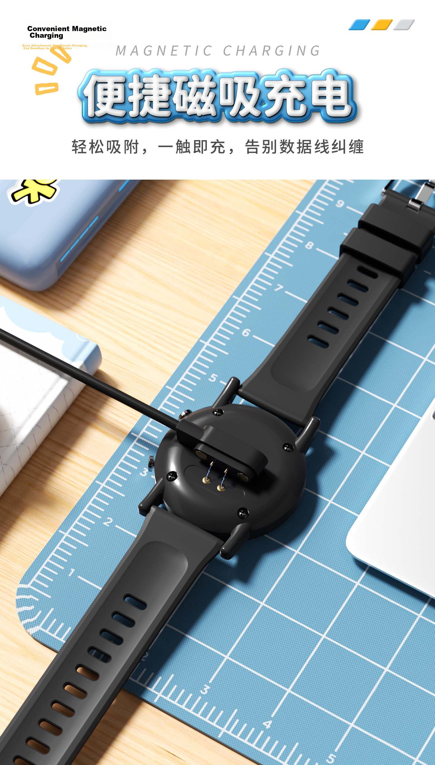 Koshi Youth Student Watch Kids Outdoor Sports Waterproof Silent Vibration Alarm Electronic Watch for Boys and Girls 9