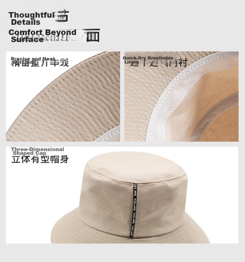 KELME Unisex Fisherman Sun Hat UV Protection Lightweight Breathable Outdoor Hiking Cap Spring Summer 13