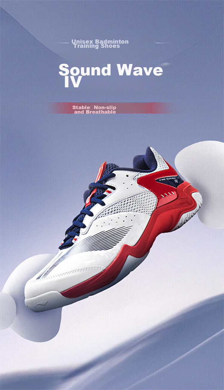 LI-NING Badminton Shoes Yinlang IV 4th Generation Training Shoes Unisex New Comfortable Durable Wide Fit Sports Shoes 1