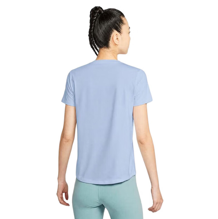 Nike Women's Sports T-Shirt Quick-Dry Breathable Training Top Short Sleeve FN2799-408 Blue XL 3
