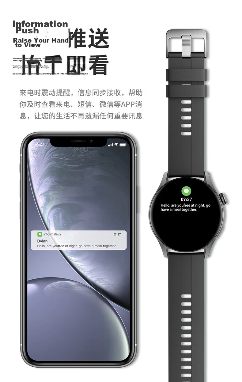 Funi Smartwatch Watch GT6 Pro Huaqiangbei Men's Sports Watch Bluetooth Call NFC Heart Rate Blood Pressure Monitoring 5