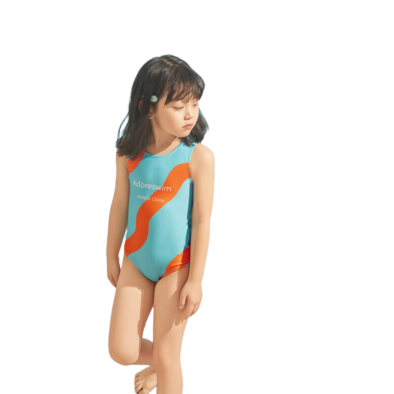 Adoreswim Girls' New 2024 Style Cute One-Piece Swimsuit for Toddlers And Childre